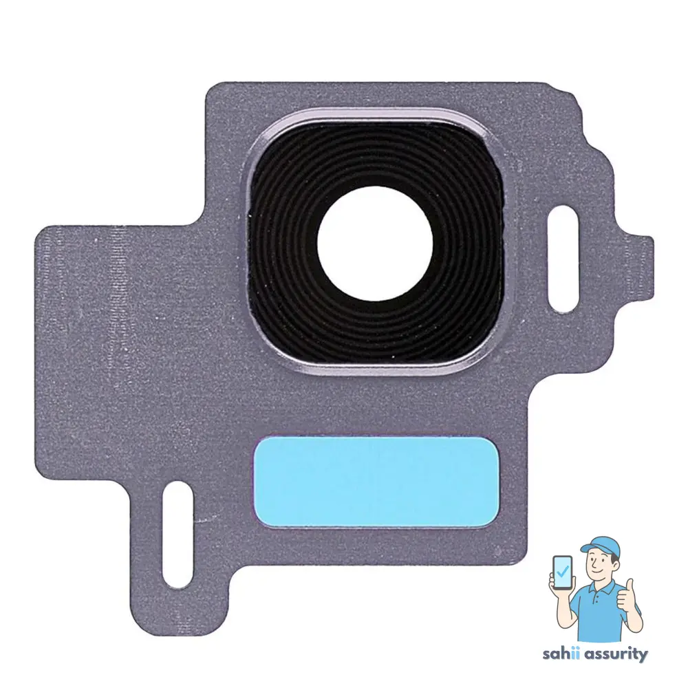 Camera Lens Glass with Frame for Samsung Galaxy S8 Grey thumbnail